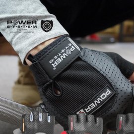 Перчатки для зала Power System PS-2500 Black S (PS-2500_S_Black), Размер: S, Цвет: Чёрный, изображение 5