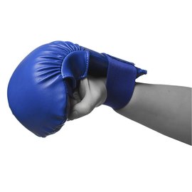 Перчатки для Karate PowerPlay 3027 синие M (PP_3027_M_Blue), Вес: 3.7 унций, Размер: M, изображение 3