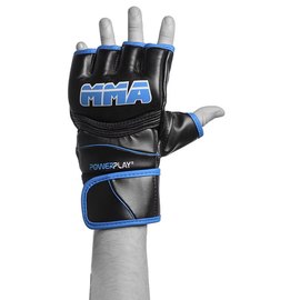 Рукавички для MMA PowerPlay 3055 чорно-сині L (PP_3055_L_Blue), Вага: 3.8 унцій, Розмір: L, зображення 3