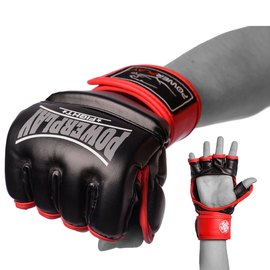 Перчатки для MMA PowerPlay 3058 черно-красные XL (PP_3058_XL_Black/Red), Вес: 7.2 унций, Размер: XL