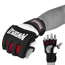 Перчатки для MMA PowerPlay 3075 черно-белые M (PP_3075_M_Bl/White), Вес: 5 унций, Размер: M