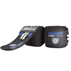 Бинты для локтей Power System PS-3600 Blue/Black (PS-3600_Blue-Black), Цвет: Чёрный/Синий, изображение 2