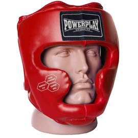 Боксерский шлем PowerPlay 3043 красный M (PP_3043_M_Red), Размер: M