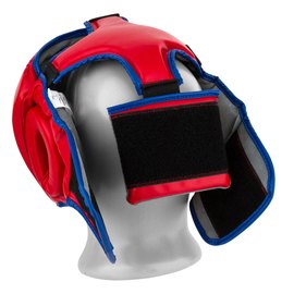 Боксерський шлем PowerPlay 3068 PU + Amara красно-синий M (PP_3068_M_Red/Blue), Размер: M, изображение 3