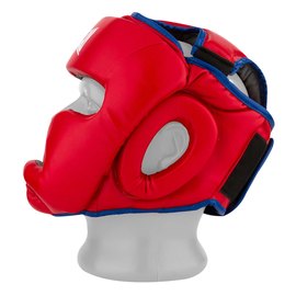 Боксерський шлем PowerPlay 3068 PU + Amara красно-синий XS (PP_3068_XS_Red/Blue), Размер: XS, изображение 4
