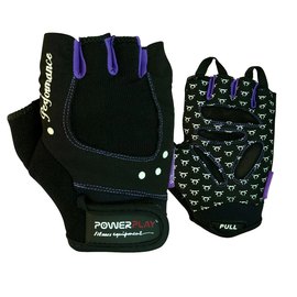 Рукавички для фітнесу PowerPlay 1751 жіночі чорно-фіолетові XS (PP_1751_XS_Black)
