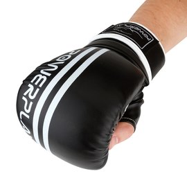 Снарядні рукавички PowerPlay 3025 чорно-білі XL (PP_3025_XL_Black / White), Розмір: XL, Колір: Чорний/Білий, зображення 5