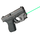 Лазерный целеуказатель LaserMax на скобу для Glock 42/ 43 с фонарем Зеленый (CF-G4243-C-G)
