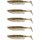 Силикон Savage Gear Fat Minnow T-Tail 105mm 11.0g Holo Baitfish (5 шт/уп) 76999, Цвет : Holo Baitfish
