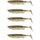 Силикон Savage Gear Fat Minnow T-Tail 130mm 20.0g Holo Baitfish (5 шт/уп) 77005, Цвет : Holo Baitfish