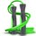 Скакалка PowerPlay 4204 зелена (PP_4204_Green), Колір: Зелений