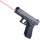 Лазерный целеуказатель LaserMax встраиваемый для Glock 17 Gen5 Красный (LMS-G5-17)