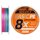 Шнур Select Basic PE 8X Multicolor 150m #1.0/0.14mm 18lb/8.2kg (1870.31.44), Диаметр, мм: 0.14 мм, Цвет: Мультиколор
