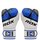 Боксерські рукавички RDX F7 Ego Blue 14 ун. (BGR-F7U-14oz), Вага: 14 унцій, Колір: Білий/Синій