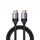 Кабель Baseus HDMI Enjoyment Series 4khd Male To 4khd Male 2m, 4K Black (CAKSX-C0G), Довжина: 2 м