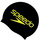 Шапочка для плавания Speedo Slogan PRT Cap AU/AF/AM взрослая, черная (8-0838509951)