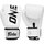 Боксерские перчатки Fairtex BGV1-ONE (натуральная кожа) White 12 ун (BGV1-ONE_12oz_White), Вес: 12 унций, Цвет: Белый