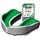 Капа для бокса Makura Ignis (возраст 11+) White/Green (art.6017514051), Цвет: Зелёный/Белый