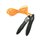 Скакалка LiveUp Electronic Jump Rope з електронним лічильником сірий/помаранчевий (LS3123)