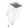 Зарядное устройство HOCO Glorious N46 1USB/1Type-C, 20W/3A, PD/QC White (6942007635301)