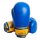 Боксерські рукавички PowerPlay 3004 JR Синьо-жовті 6 ун (PP_3004JR_6oz_Blue / Yellow), Вага: 6 унцій