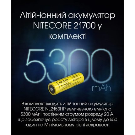 Тактический фонарь Nitecore MH25 Pro (6-1014_pro), изображение 20