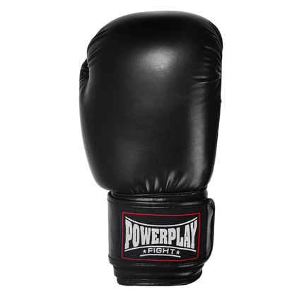 Боксерские перчатки PowerPlay 3004 Черные 14 ун (PP_3004_14oz_Black), Вес: 14 унций, изображение 4