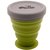 Стакан складной силиконовый с крышкой Tramp TRC-126-green