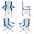 Стул KingCamp Arms Chairin Steel Grey/Blue KC3818, Цвет : Синий, изображение 6