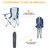 Стул KingCamp Arms Chairin Steel Grey/Blue KC3818, Цвет : Синий, изображение 7