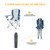 Стул KingCamp Arms Chairin Steel Grey/Blue KC3818, Цвет : Синий, изображение 8