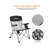 Стул KingCamp HARD ARM CHAIR black/medium grey KC3825, изображение 5