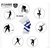 Наколенник спортивный Power System PS-6008 Blue/White S/M (PS-6008_S/M_White-Blue), Размер: S/M, Цвет: Blue/White, изображение 7