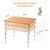Складной стол KingCamp 4-Folding Bamboo Table L bamboo KC2006 , изображение 4