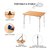 Складной стол KingCamp 4-Folding Bamboo Table L bamboo KC2006 , изображение 5