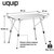 Стол Uquip Variety M Grey (244112) DAS301069, изображение 4