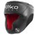 Боксерский шлем BoYko BS-№3 с повышенной защитой, экокожа, черный M (bs6226213502), Размер: M