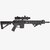Планка пикатини Magpul Aluminum 5 Slots M-Lok System - Black (MAG581), Материал: Алюминий, изображение 3
