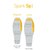 Спальный мешок Sea to Summit Spark SpI (9/5°C), 183 см - Left Zip, Light Gray/Yellow (ASP1-R), изображение 4