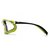 Окуляри захисні з ущільнювачем Pyramex Proximity Black-lime (clear) Anti-Fog, прозорі (2ПРОК-Л10), Колір оправи: Чорний/Салатовий, Колір лінз: Прозорий, зображення 4