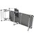 Ліжко розкладне Bo-Camp Sun Lounger With Sunscreen 5 Positions Black (1304460) DAS301465, зображення 6