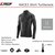 Термокофта X TECH Maglia Race 3 Munica Lunga lupetto Nero XXL/XXXL Черная (MagliaRace3LupettoXXL/3XL), Размер: 2XL/3XL, изображение 4
