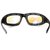 Очки защитные Global Vision KickBack Photochromic Anti-Fog фотохромные синие зеркальные (1КИК24-90), Цвет оправы: Чёрный, Цвет линз: Зеркальный синий, изображение 4