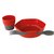 Набор туристической посуды Robens Leaf Meal Kit Fire Red (690276) 929209, изображение 4