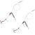 Оснащення Savage Gear Linethru Corkscrew Rig 2x#1/0 45cm 31kg (2 шт/уп) 72244, Розривне навантаження, кг: 31 кг,  Загальна довжина: 450 мм