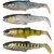 Силікон Savage Gear Craft Cannibal Paddletail Clear Water 125mm 20.0g Mix (4 шт/уп) 71833, Колір: Clear Water Mix