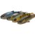 Силікон Savage Gear Craft Cannibal Paddletail Clear Water 125mm 20.0g Mix (4 шт/уп) 71833, Колір: Clear Water Mix, зображення 2