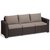 Набор садовой мебели Keter California 3 seater коричневый (8711245155432), изображение 2