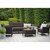 Набір садових меблів Keter Salemo 3 seater set коричневий (8711245155401), зображення 3