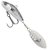 Тейл-спиннер Savage Gear 3D Sticklebait Tailspin 65mm 9.0g Black Silver (76807), Цвет: Black Silver